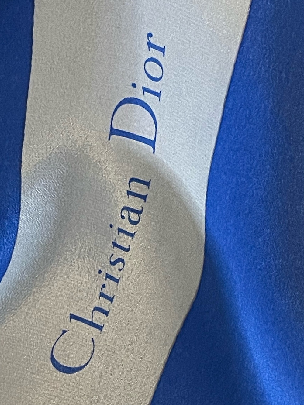 Gorg Christian Dior Scarf Large 29 In Silk Excellent Condition - Picture 8 of 8